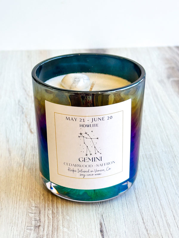 Saint Venetian Zodiac Candle: Gemini