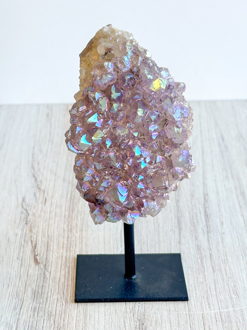 Angel Aura Amethyst on Stand