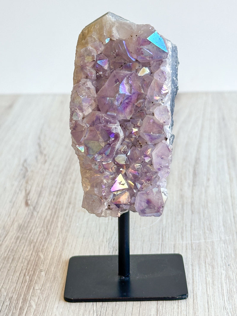 Angel Aura Amethyst on Stand