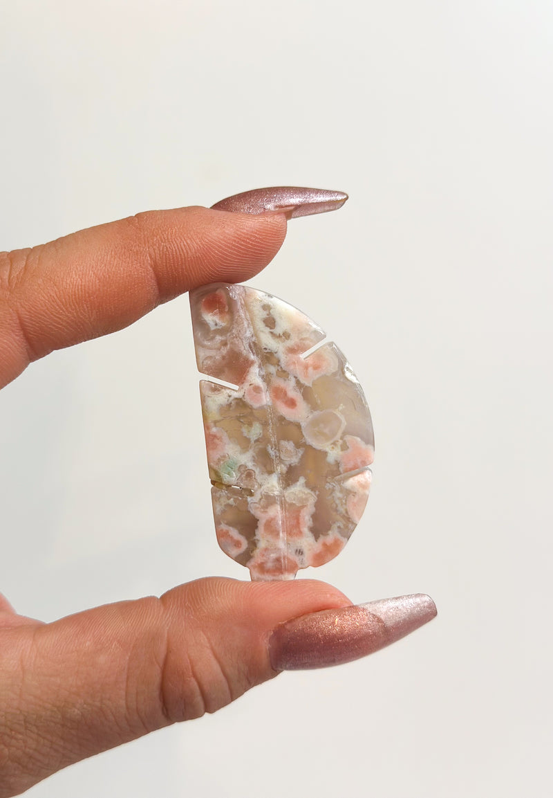 Flower Agate Leaf