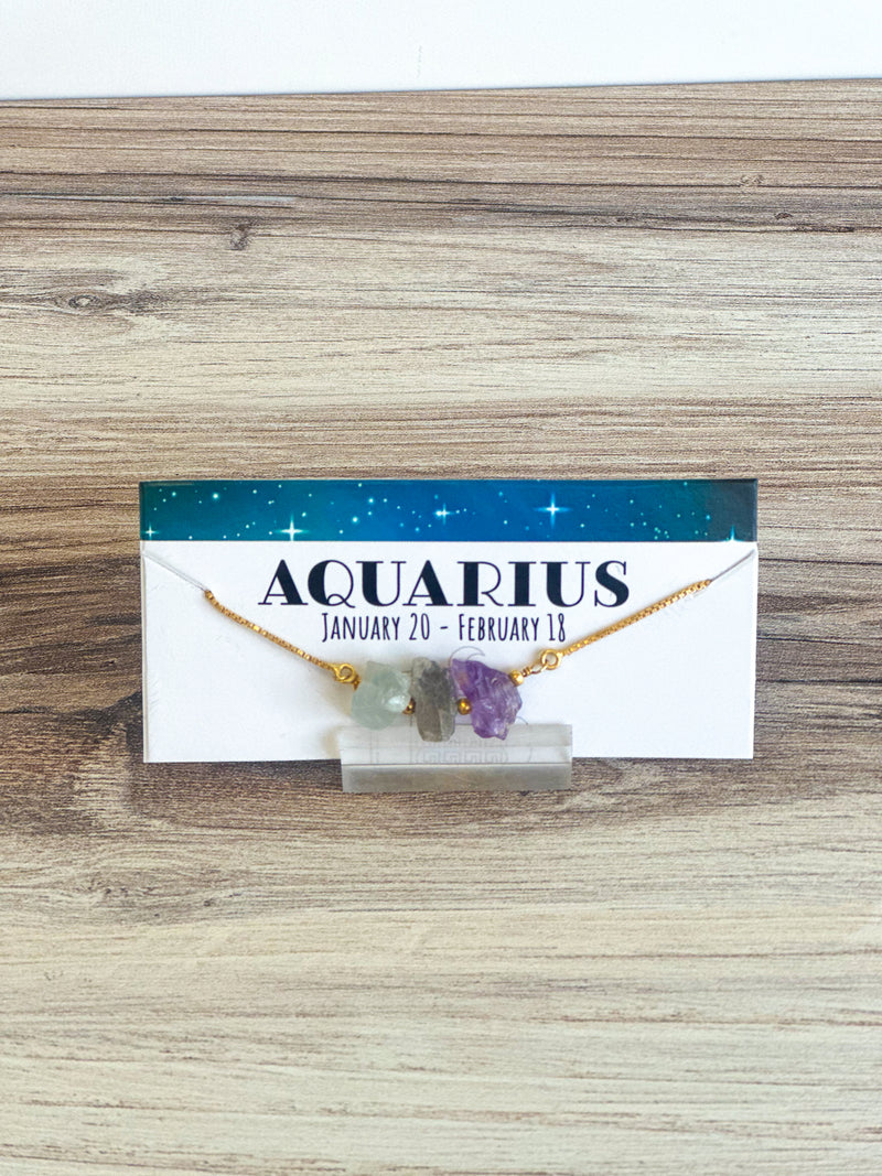 Aquarius Zodiac Bracelet