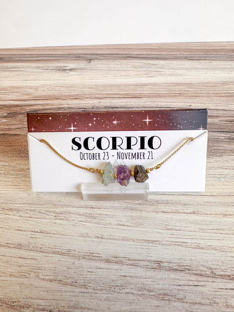 Scorpio Zodiac Bracelet