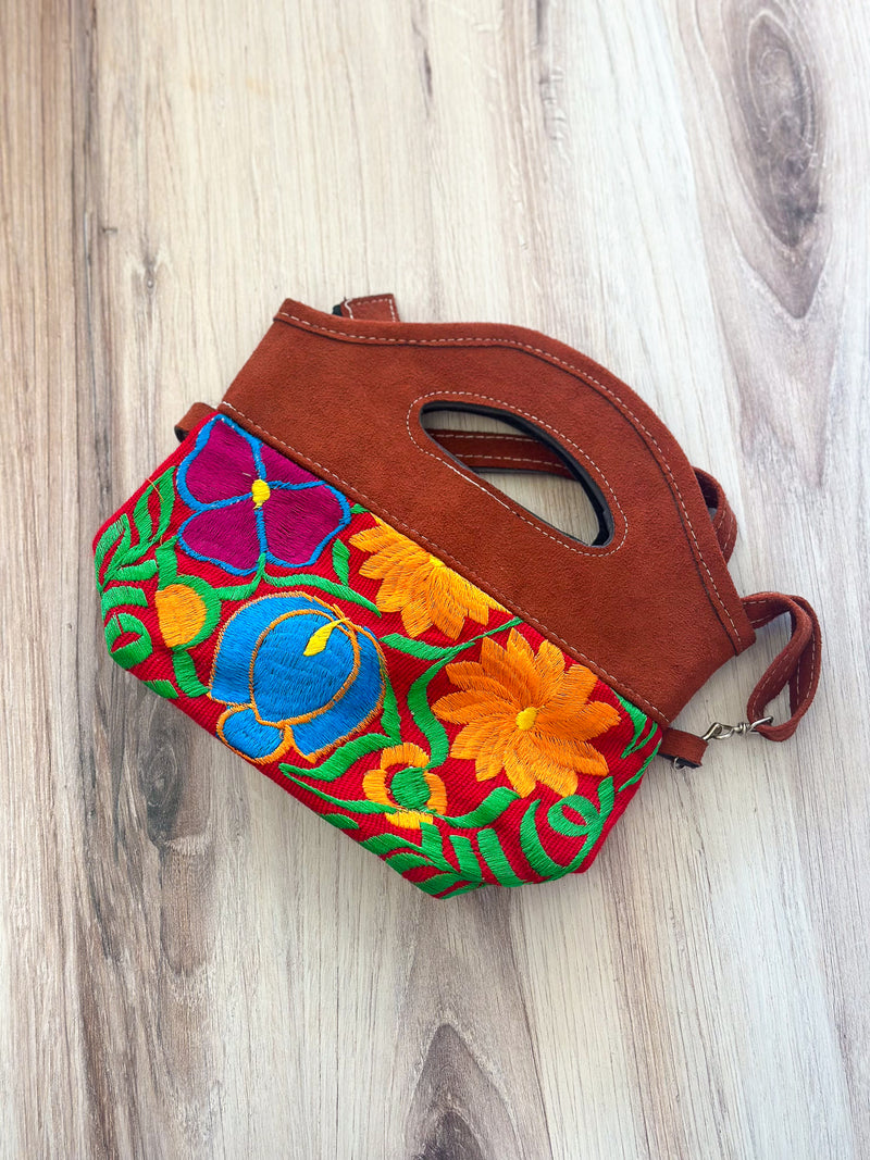Small Embroidered Clutch Bag