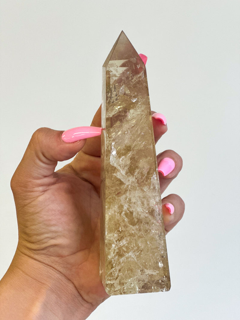 Citrine Obelisk Tower 300 400g