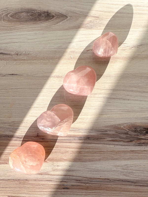 Rose Quartz Hearts