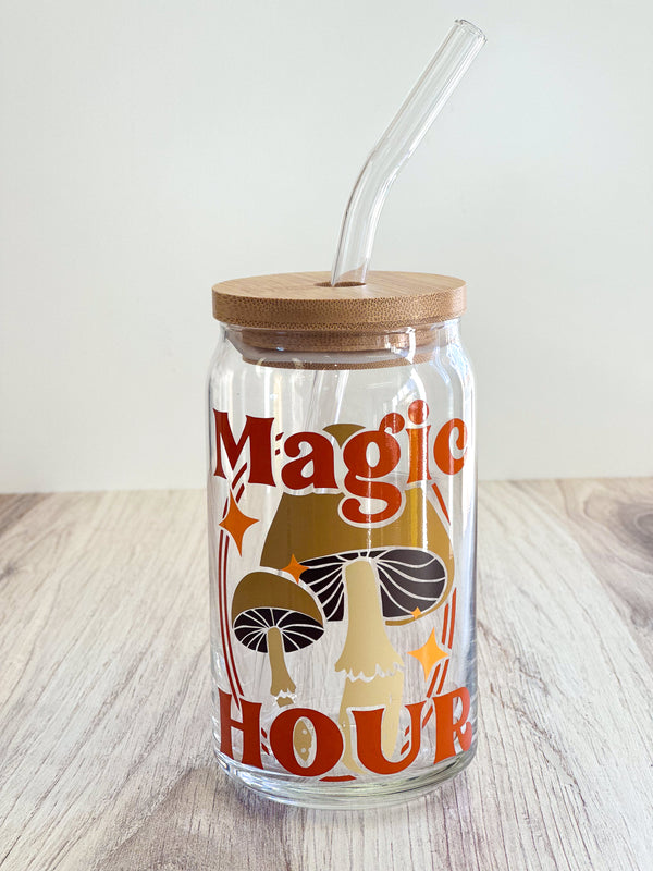 Magic Hour Mushroom Glass Cup