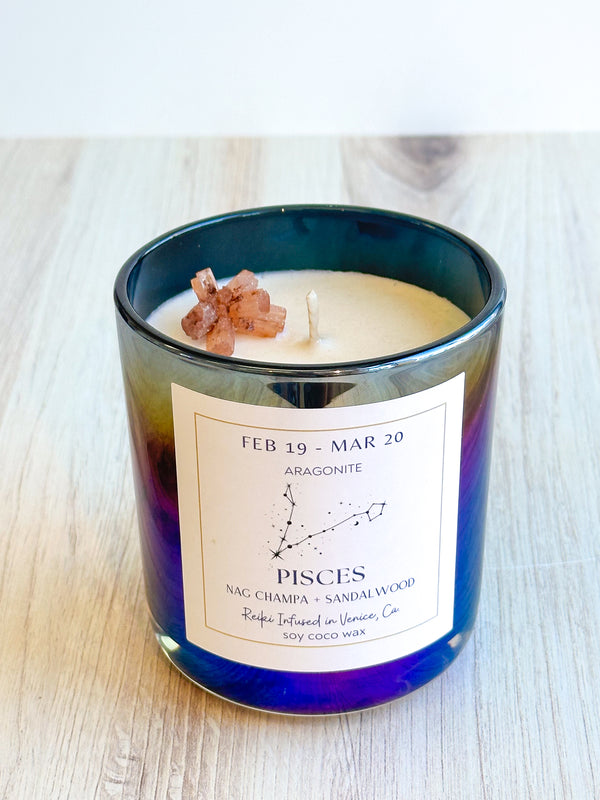 Saint Venetian Zodiac Candle: Pisces